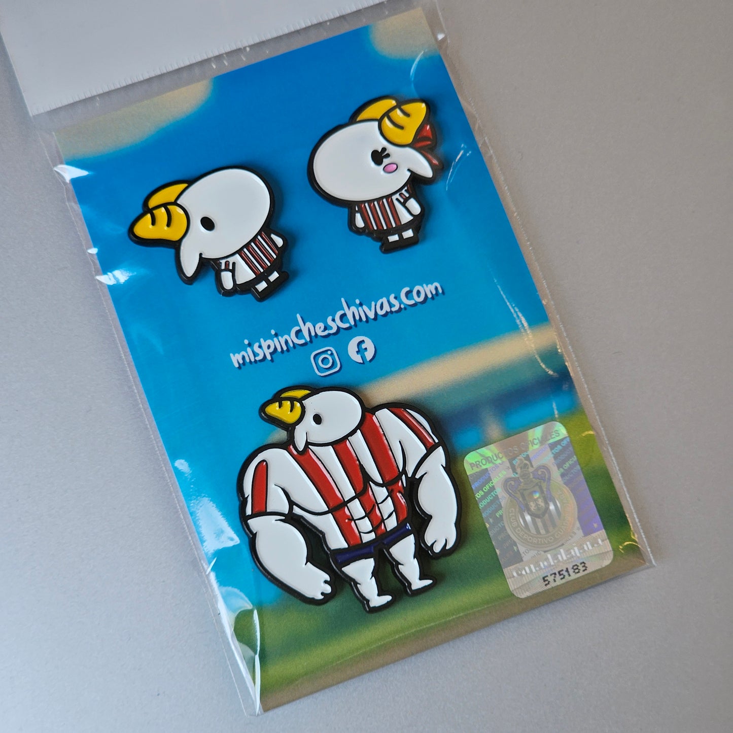 Pack 3 Pines Metalicos Original