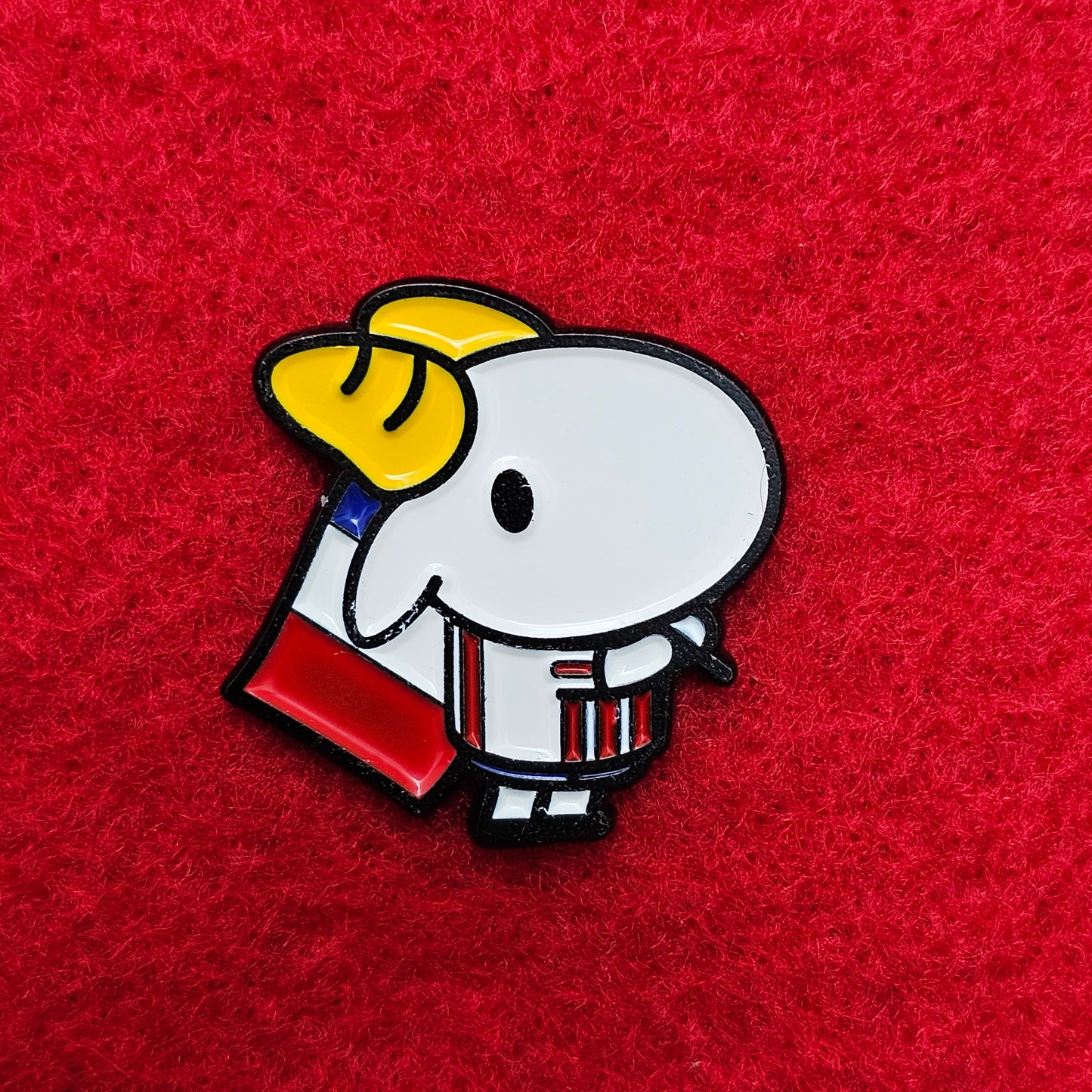 Pin Metalico Bandera